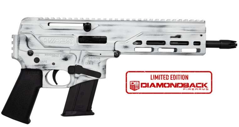 Handguns Diamondback Firearms 8" 5.7x28mm DIA DB1614L401  5.7X28 ML PSTL  8 20R      BTTLWHT • Model: 8"